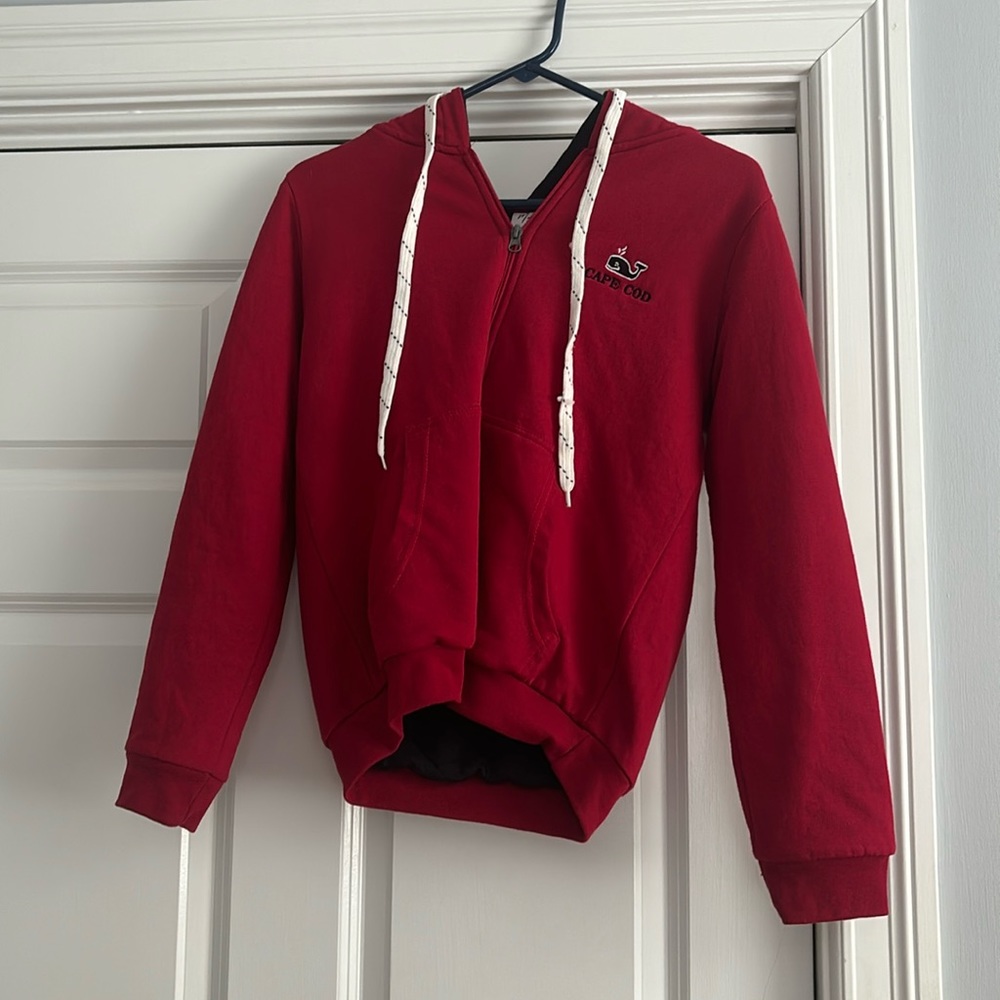 Red cape cod hoodie
